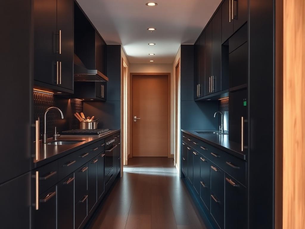 Parallel (galley) kitchen example